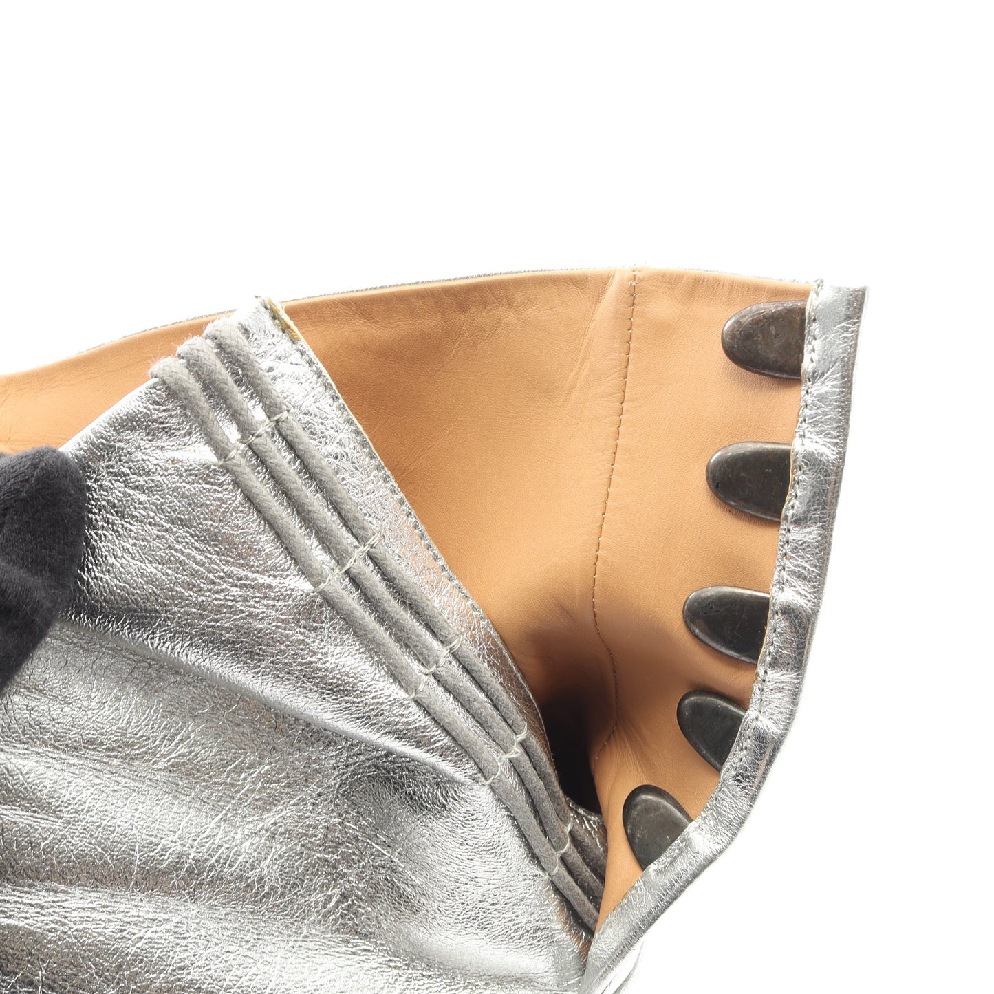 TABI タビ ブーツ レザー シルバー メゾンマルジェラ シューズ Maison Margiela