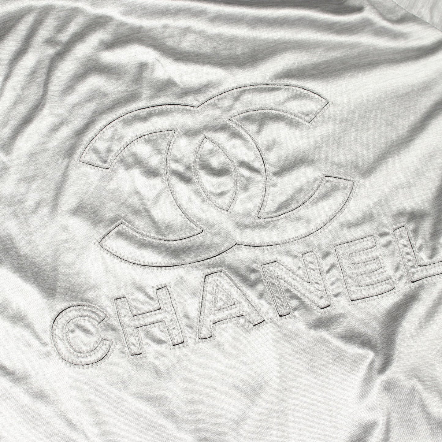 ココマーク メタリック プルオーバー 長袖Tシャツ シルバー シャネル トップス CHANEL