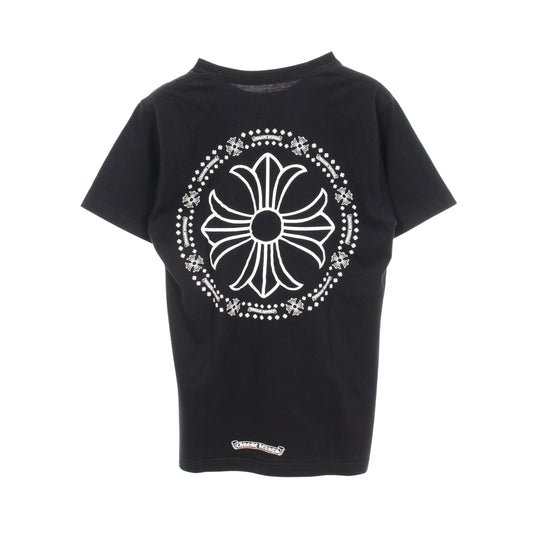 CHプラス バックプリント 半袖Tシャツ コットン ブラック クロムハーツ トップス Chrome Hearts