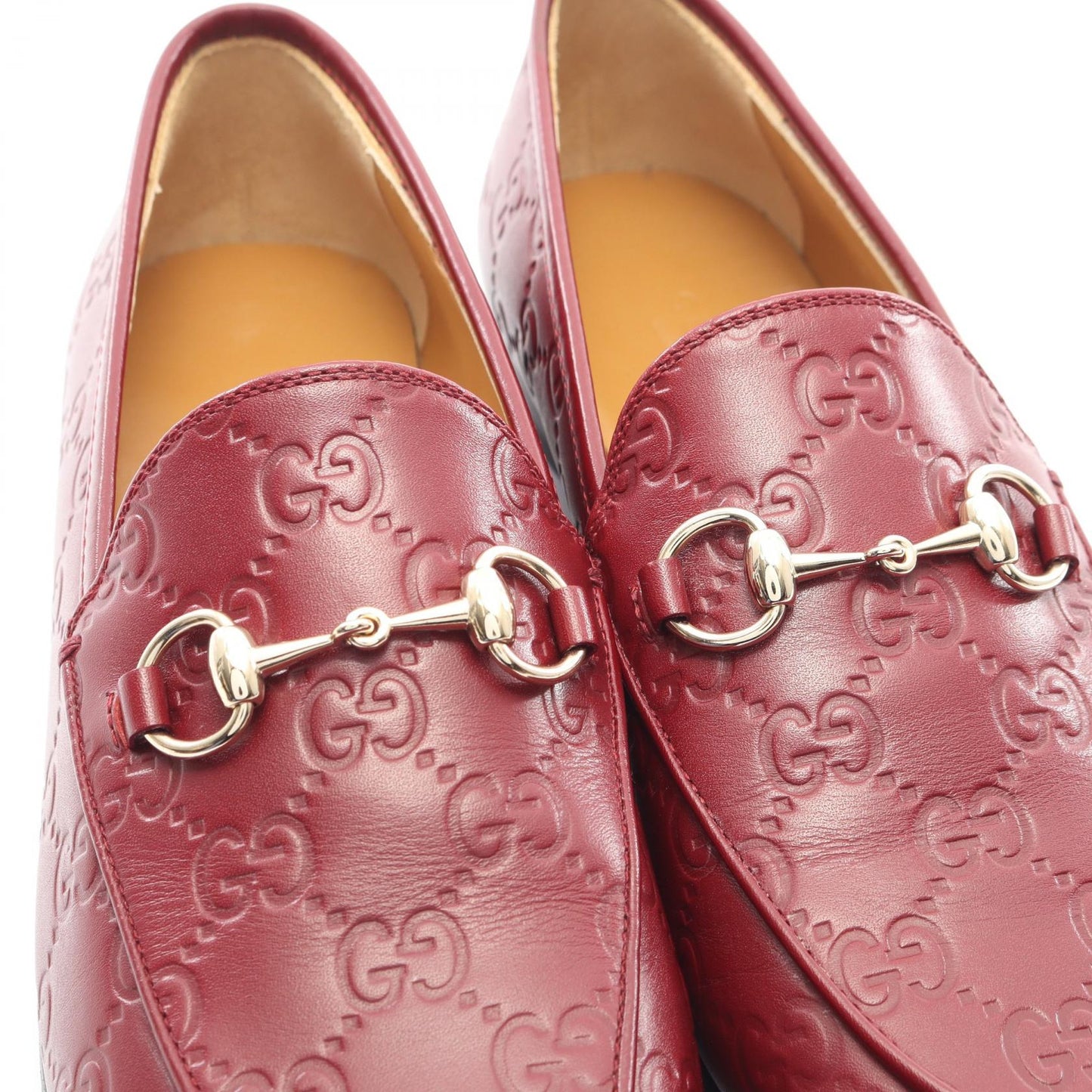 ヨルダーン グッチシマ ホースビット ローファー レザー ボルドー グッチ シューズ GUCCI