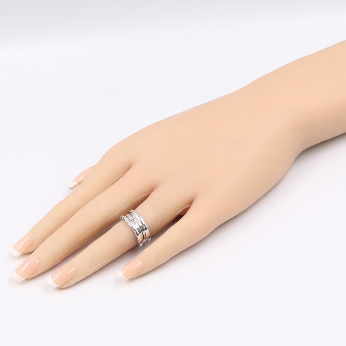 B-zero1 ビーゼロワン リング 3バンド リング 指輪 K18WG ホワイトゴールド ブルガリ アクセサリー BVLGARI