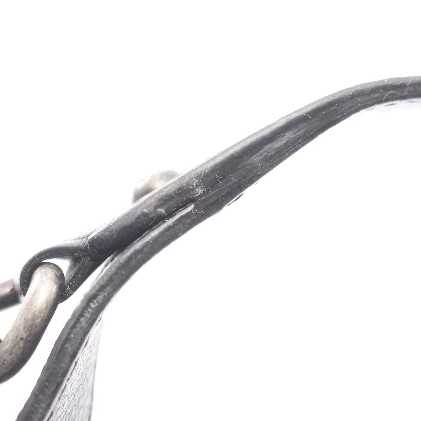 マトラッセ アンティークシルバー金具 チェーンショルダーバッグ レザー ブラック シャネル バッグ CHANEL