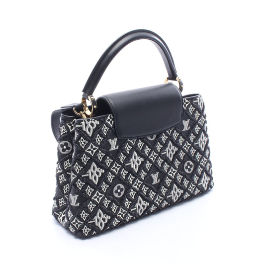 カプシーヌMM Since1854 ノワール 2WAY ハンドバッグ レザー ブラック ルイヴィトン バッグ LOUIS VUITTON