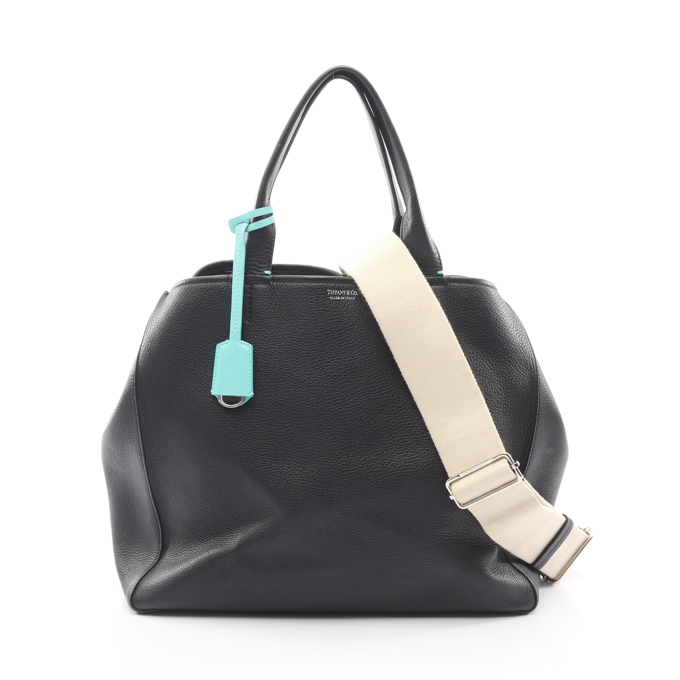 Women's Tote 2WAY ハンドバッグ トートバッグ レザー ブラック