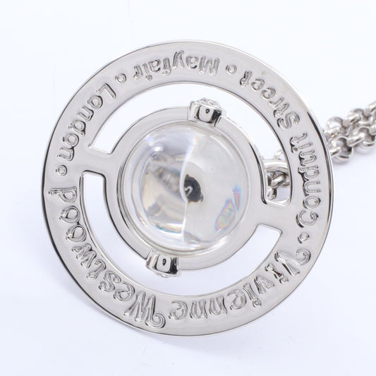 NEW SMALL ORB ネックレス ラインストーン シルバー マルチカラー ヴィヴィアンウエストウッド アクセサリー Vivienne Westwood