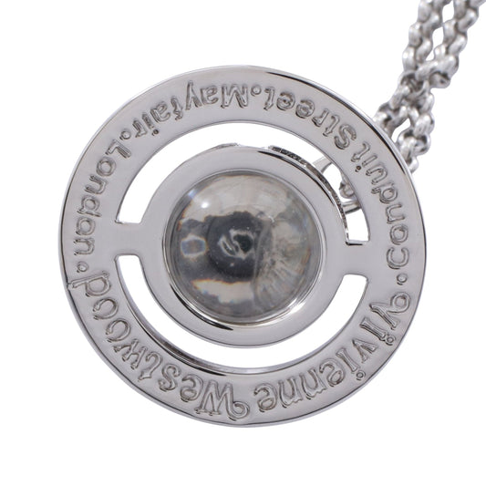 NEW TINY ORB ネックレス ラインストーン シルバー マルチカラー ヴィヴィアンウエストウッド アクセサリー Vivienne Westwood