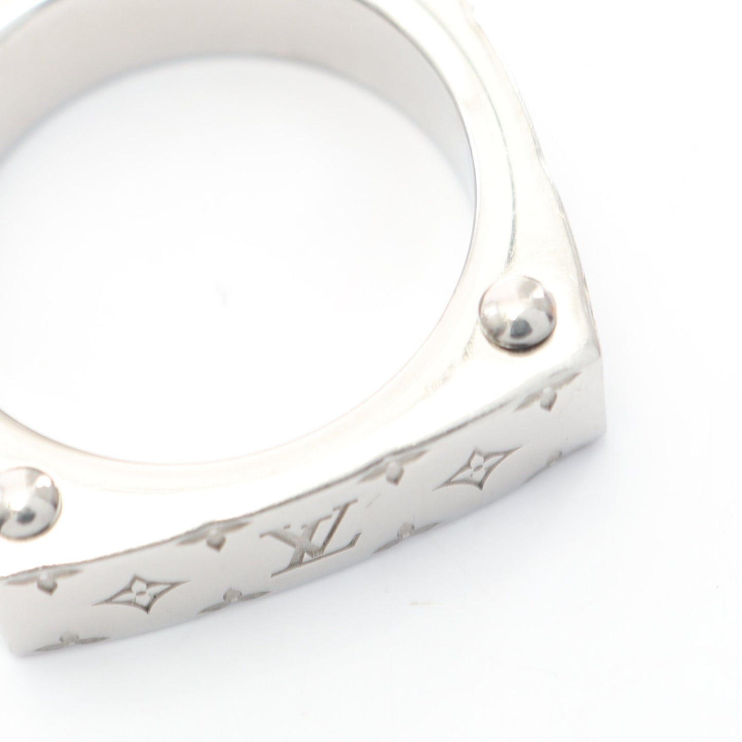 モノグラムボールド リング 指輪 シルバー ルイヴィトン アクセサリー LOUIS VUITTON