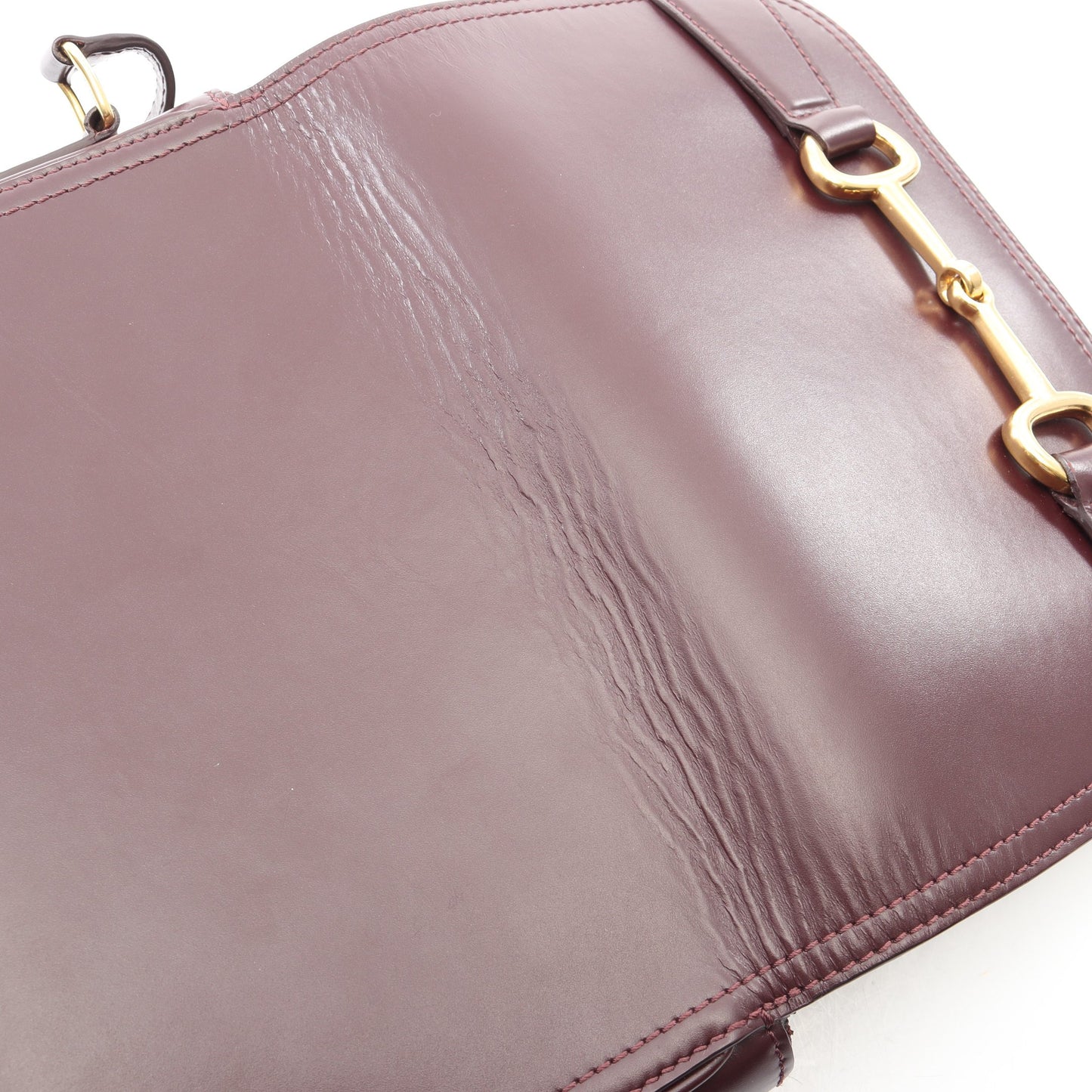 ショルダーバッグ レザー ボルドー セリーヌ バッグ CELINE