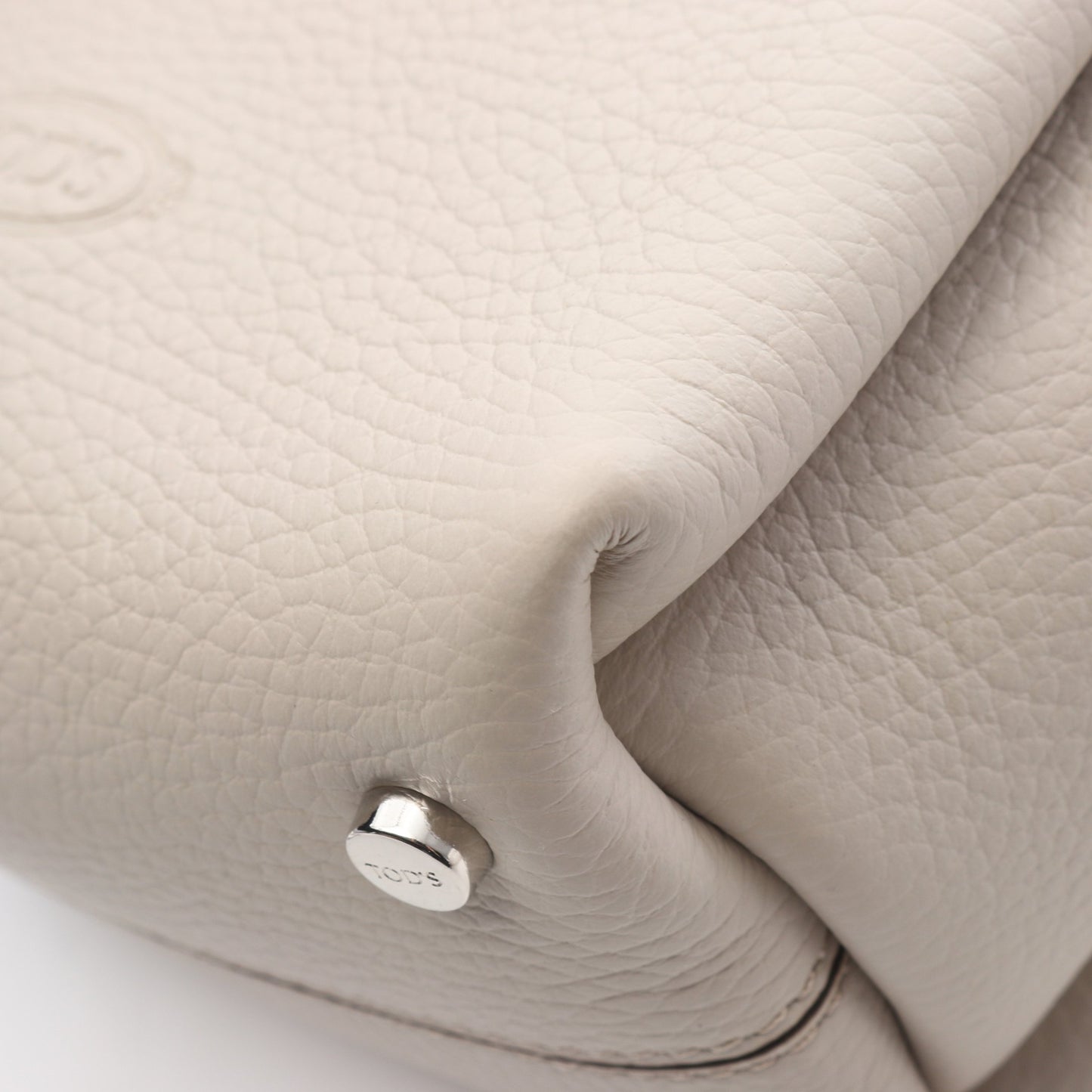 Tタイムレス マイクロ 2WAY ハンドバッグ レザー アイボリー トッズ バッグ TOD'S
