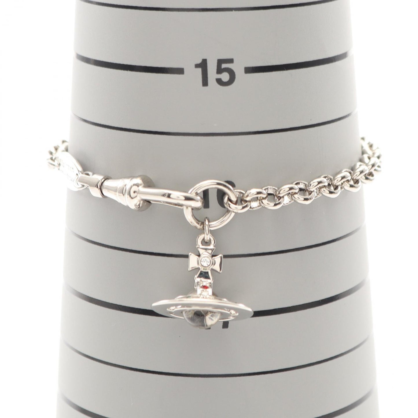 NEW PETITE ORB ブレスレット ステンレススチール ラインストーン シルバー マルチカラー ヴィヴィアンウエストウッド アクセサリー Vivienne Westwood