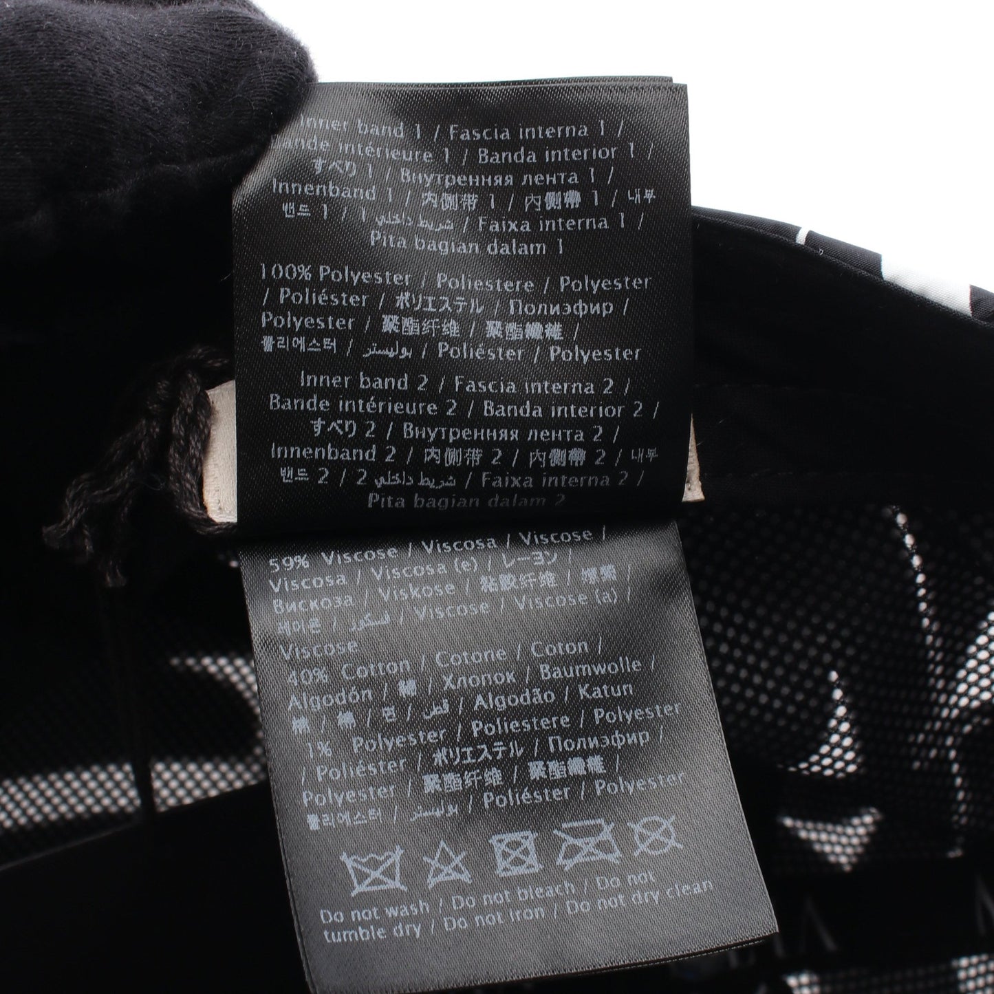 VLTN Times キャップ ナイロン ブラック ホワイト ヴァレンティノガラヴァーニ 財布・小物 VALENTINO GARAVANI