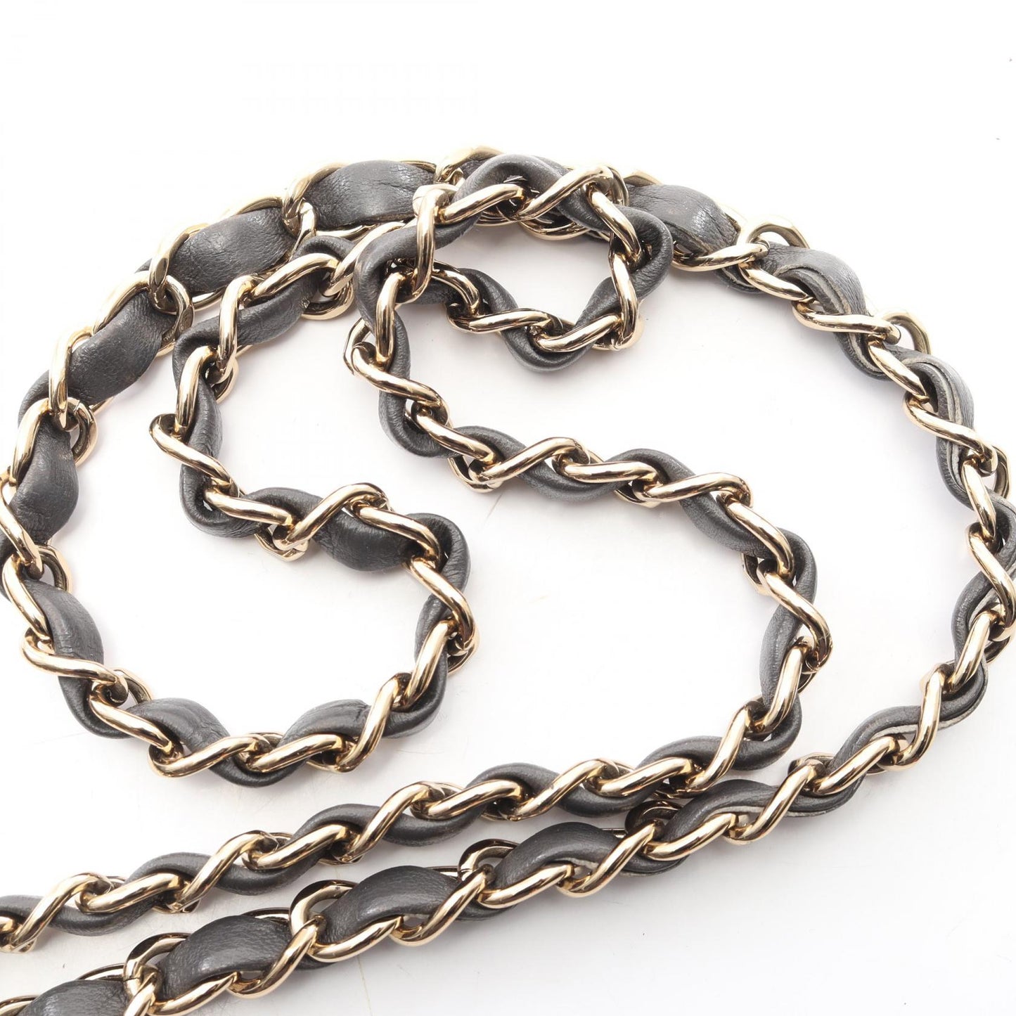 ミニマトラッセ チェーンショルダーバッグ ラムスキン グレー ゴールド金具 シャネル バッグ CHANEL