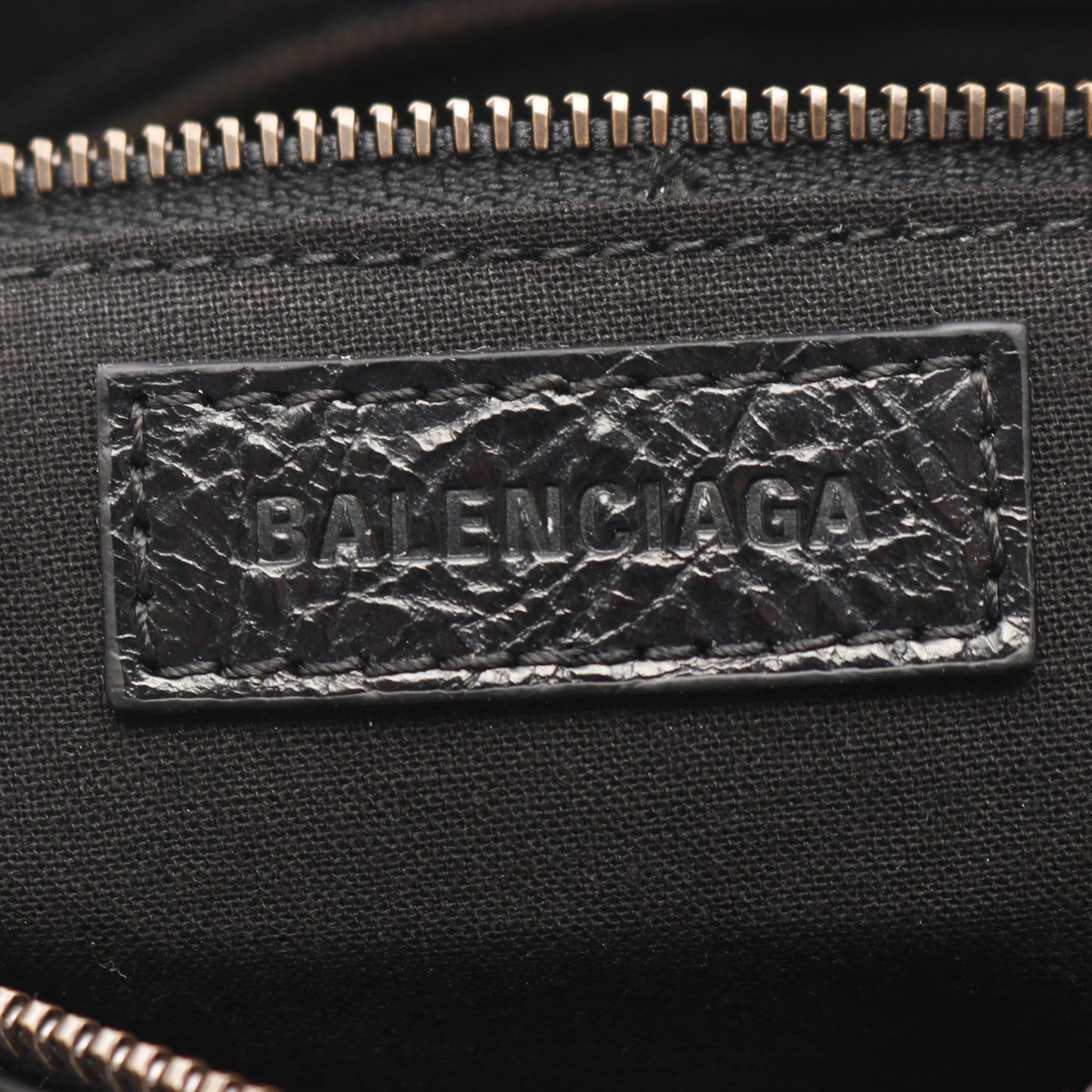 LE CITY ホーボーバッグ スモール 2WAY ハンドバッグ レザー ブラック バレンシアガ バッグ BALENCIAGA