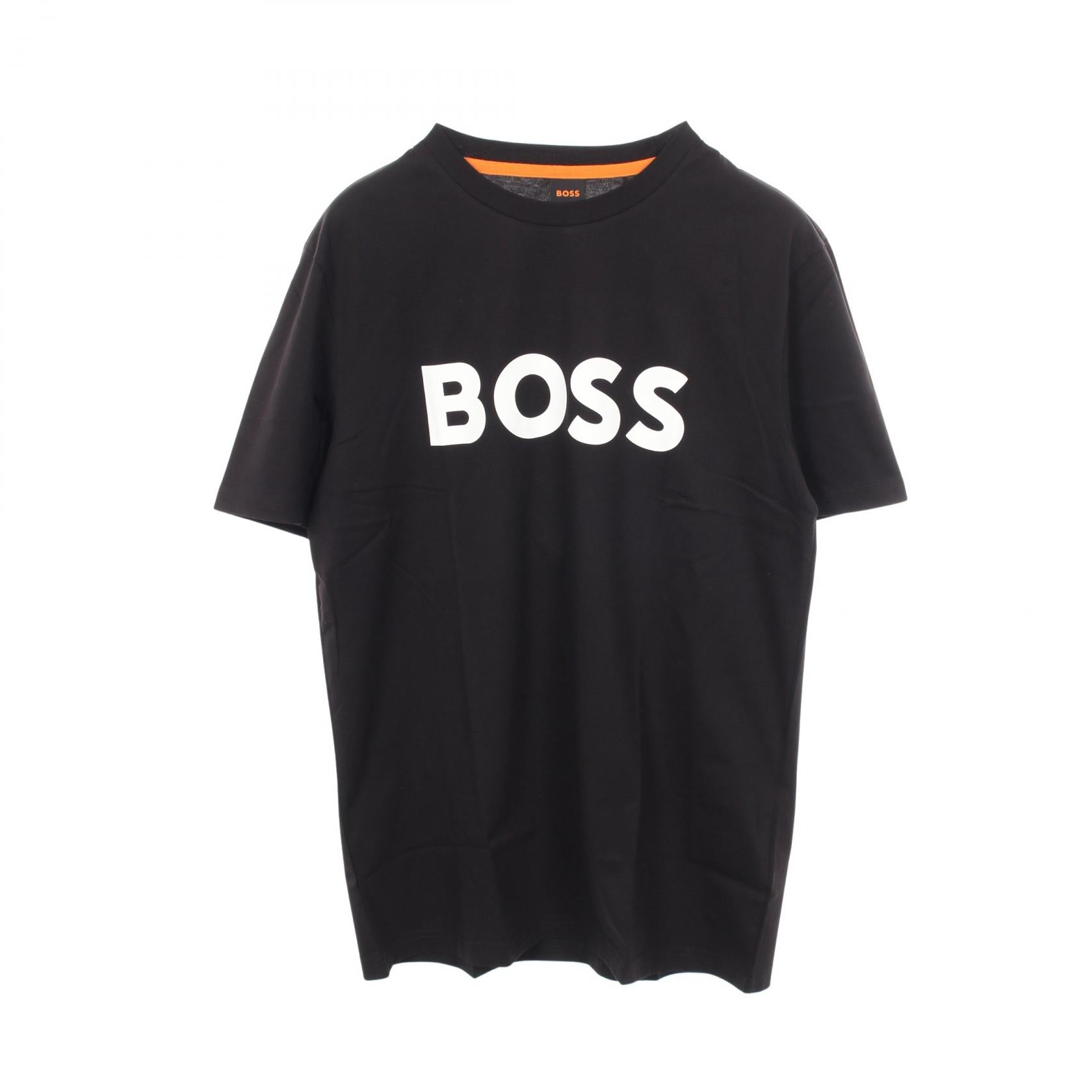 BOSS ボス 半袖Tシャツ ロゴ ロゴ 半袖Tシャツ コットン ブラック ボス – RECLO