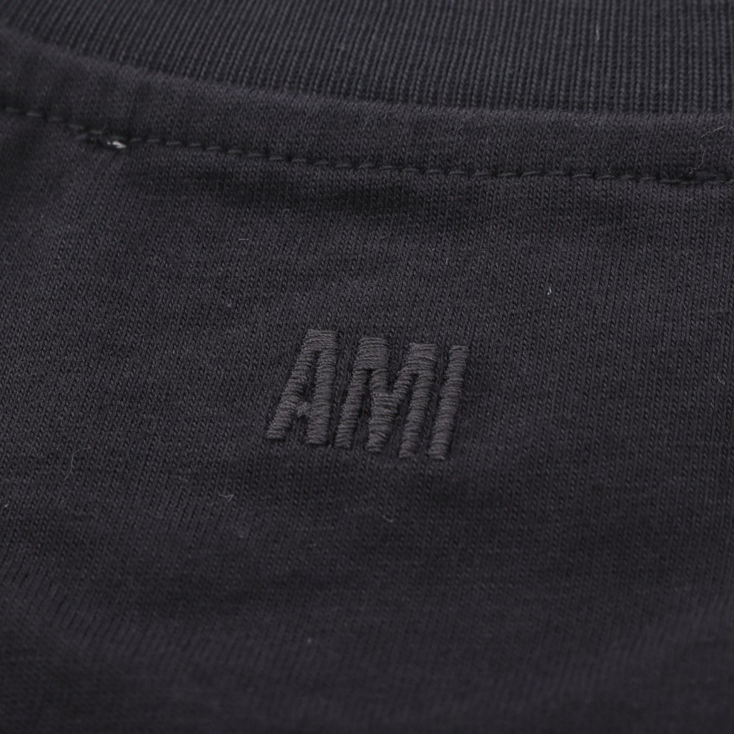 AMI DE COEUR 半袖Tシャツ コットン ブラック アミアレクサンドルマテュッシ トップス AMI Alexandre Mattiussi