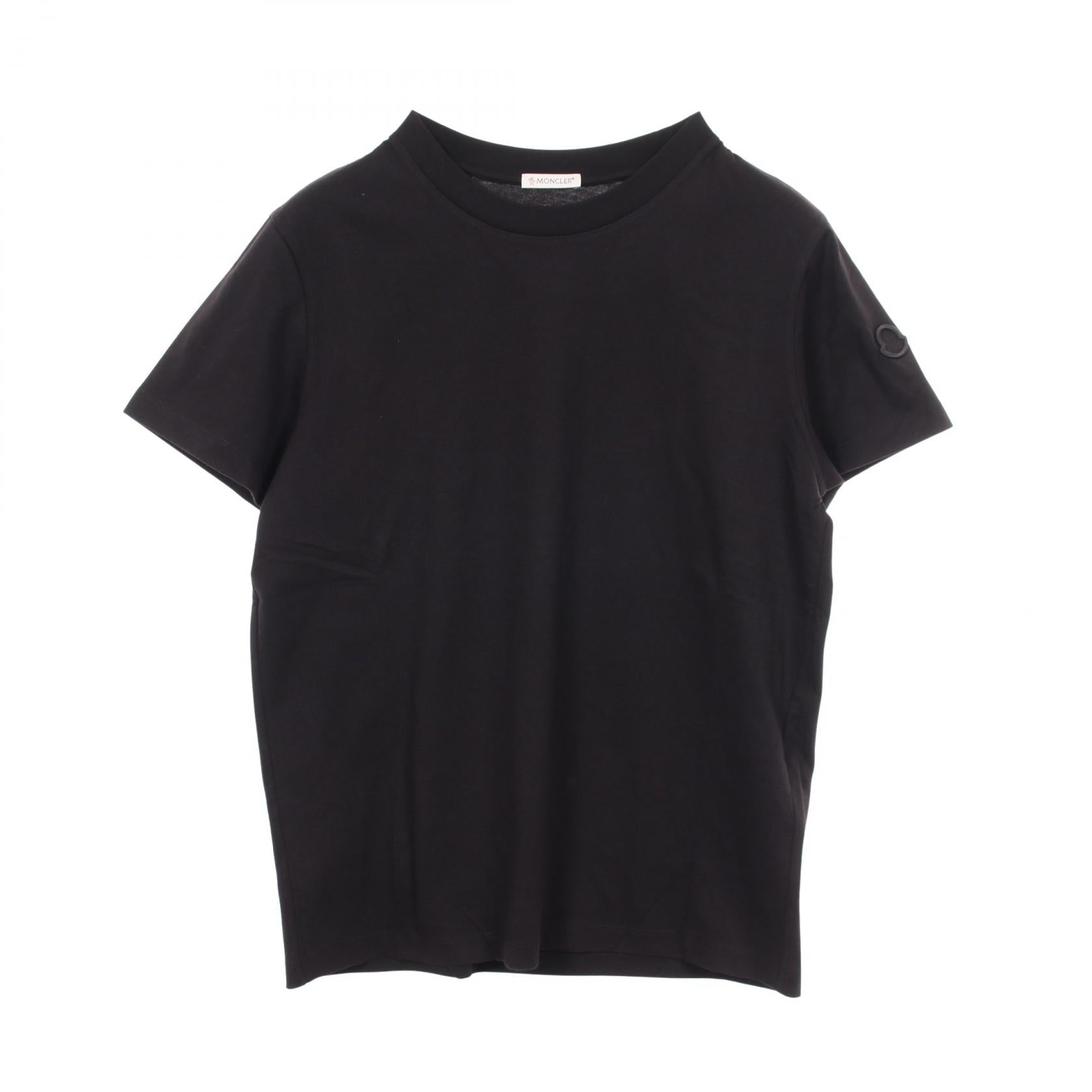 モンクレール　MONCLER モンクレ　Tシャツ　黒　ブラック　トップス　半袖 Tシャツ 半袖Tシャツ コットン ブラック モンクレール – RECLO
