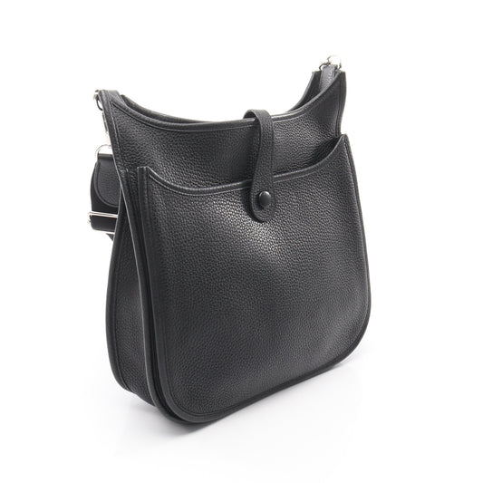 エヴリン 3 トロワ PM ショルダーバッグ トリヨンクレマンス ブラック シルバー金具 T刻印 エルメス