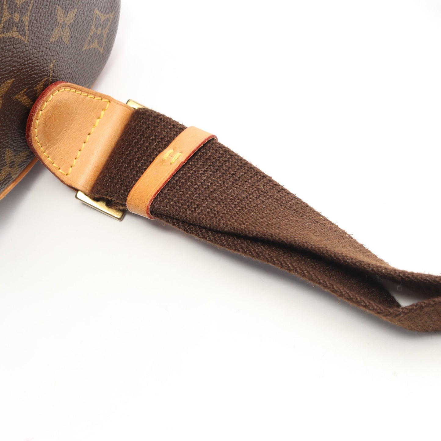 ポシェットガンジュ モノグラム ボディバッグ PVC レザー ブラウン ルイヴィトン バッグ LOUIS VUITTON