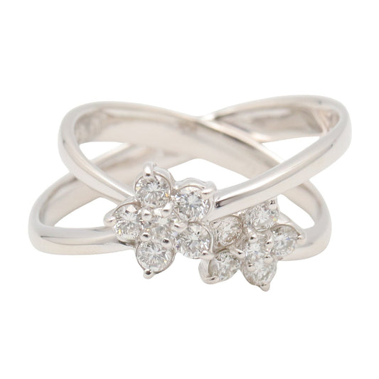 ダイヤ リング リング 指輪 K18WG ダイヤモンド クリア ホワイトゴールド ポンテヴェキオ