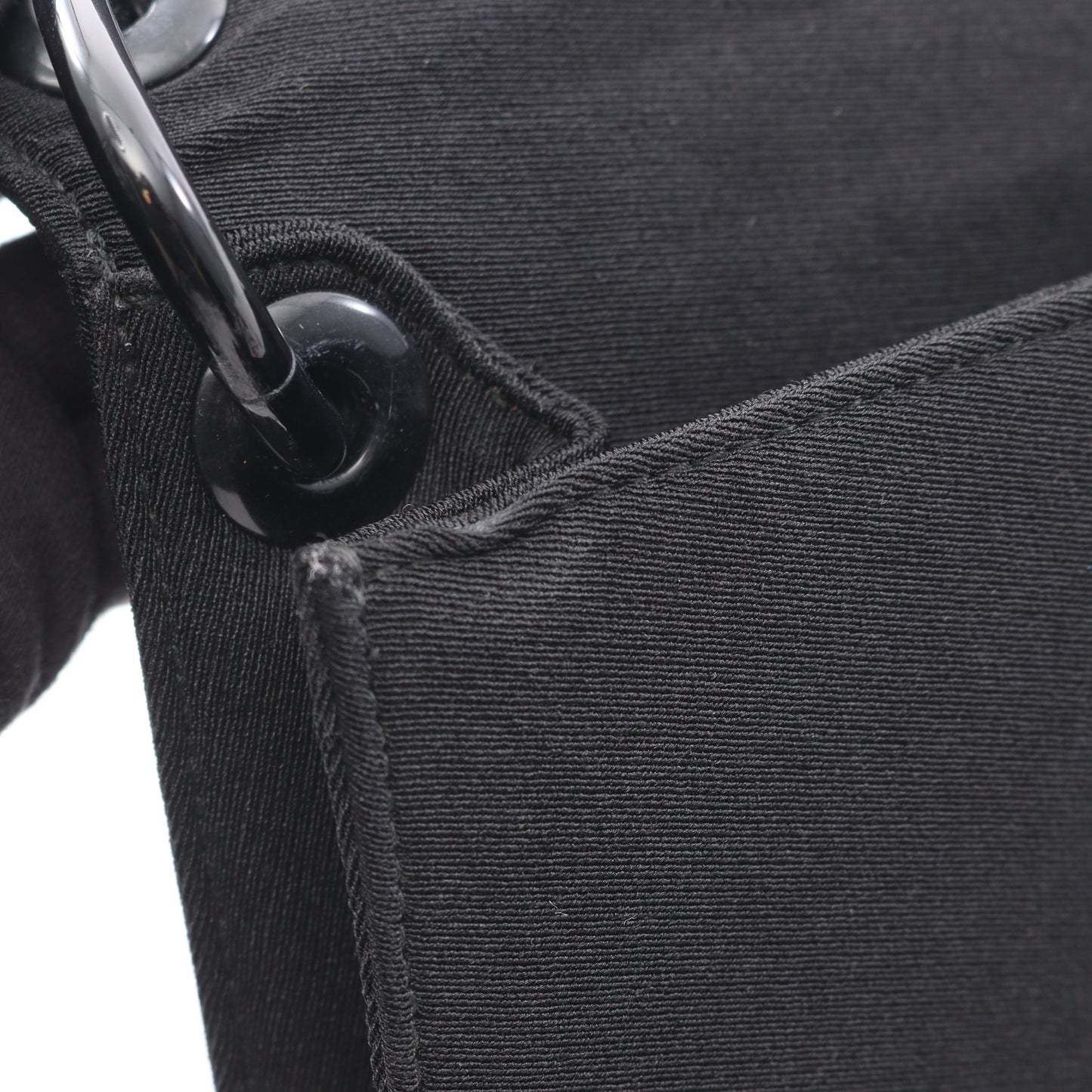 TESSUTO SWING プラスチック チェーンショルダーバッグ ナイロン ブラック プラダ バッグ PRADA