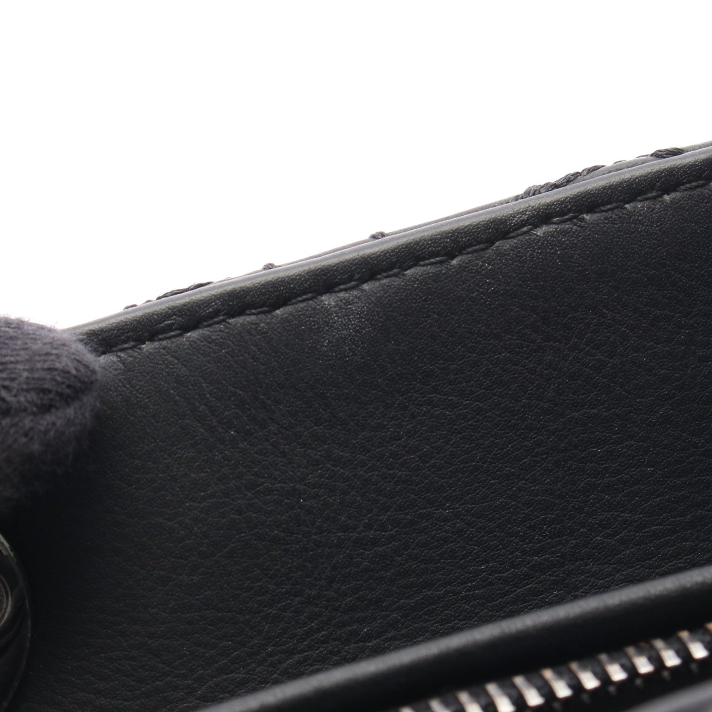 LADY DIOR レディディオール アンセルムライル カナージュ 2WAY ハンドバッグ レザー ブラック クリスチャンディオール バッグ Christian Dior