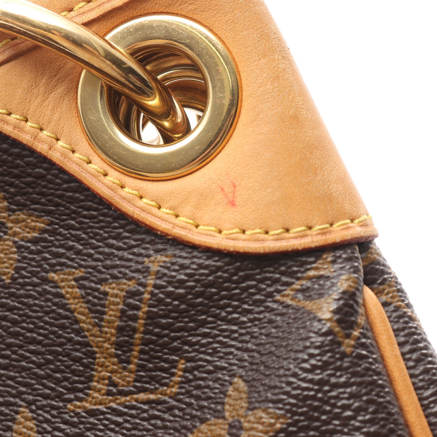 ガリエラPM モノグラム ワンショルダーバッグ PVC レザー ブラウン ルイヴィトン バッグ LOUIS VUITTON