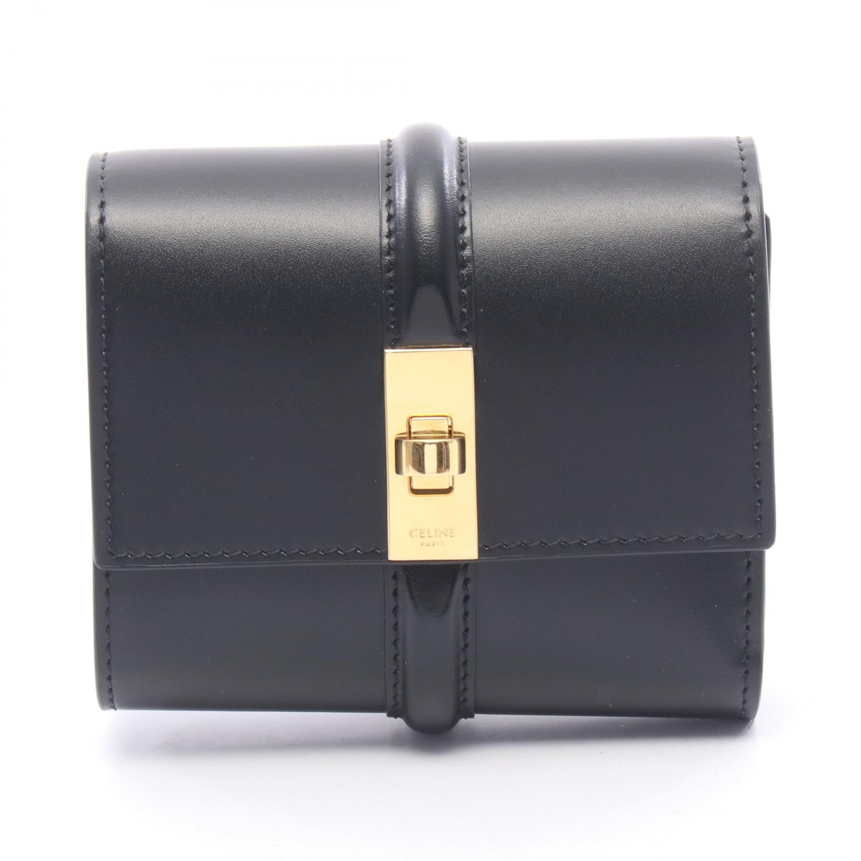 CELINEスモールトリフォールドウォレット16（セーズ） CELINE】スモール トリフォールドウォレット 16（セーズ）財布 (CELINE
