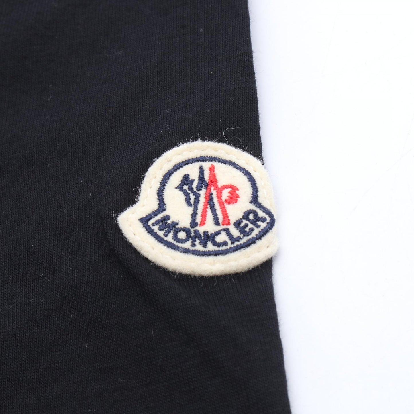 MAGLIA MANICA CORTA 半袖Tシャツ コットン ブラック モンクレール トップス MONCLER