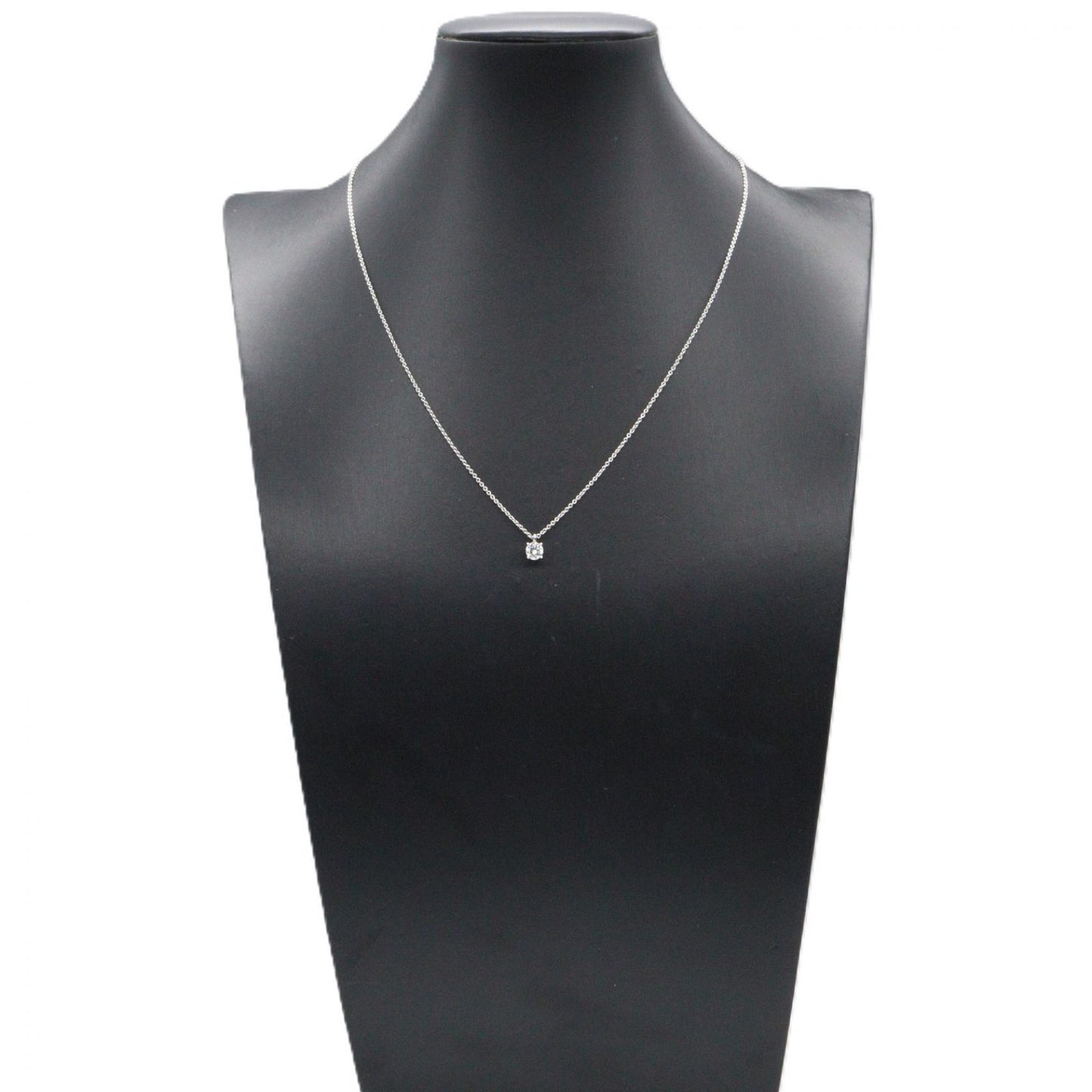 ソリティア ダイヤ ネックレス ネックレス PT950 ダイヤモンド プラチナ クリア ティファニー アクセサリー TIFFANY & Co.