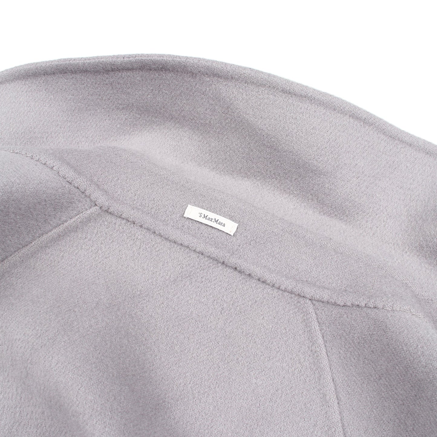 コート ウール ブルーグレー エスマックスマーラ アウター S Max Mara
