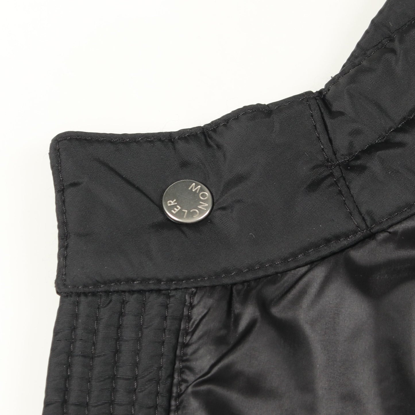 切替 ダウンジャケット ナイロン コットン ブラック モンクレール アウター MONCLER