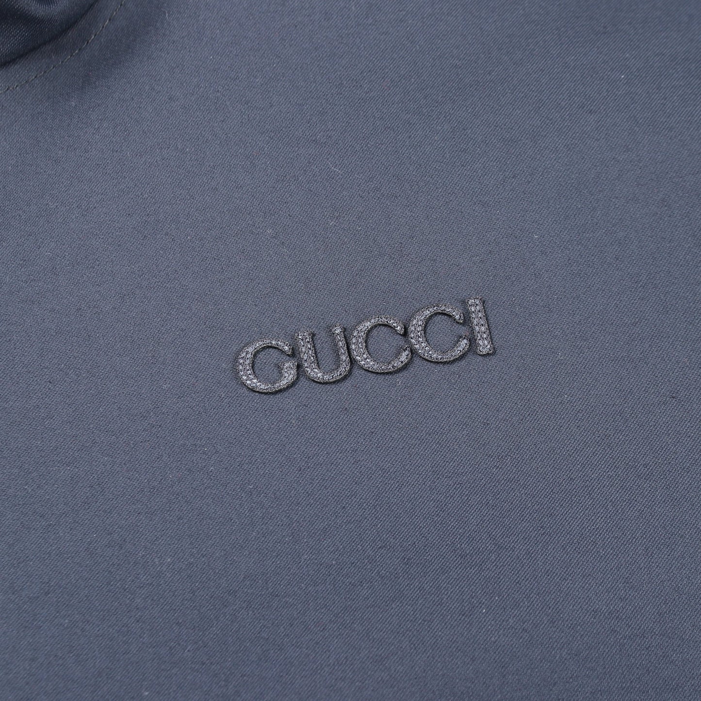 テクニカル トラックジャケット ウール シルク ネイビー グッチ アウター GUCCI