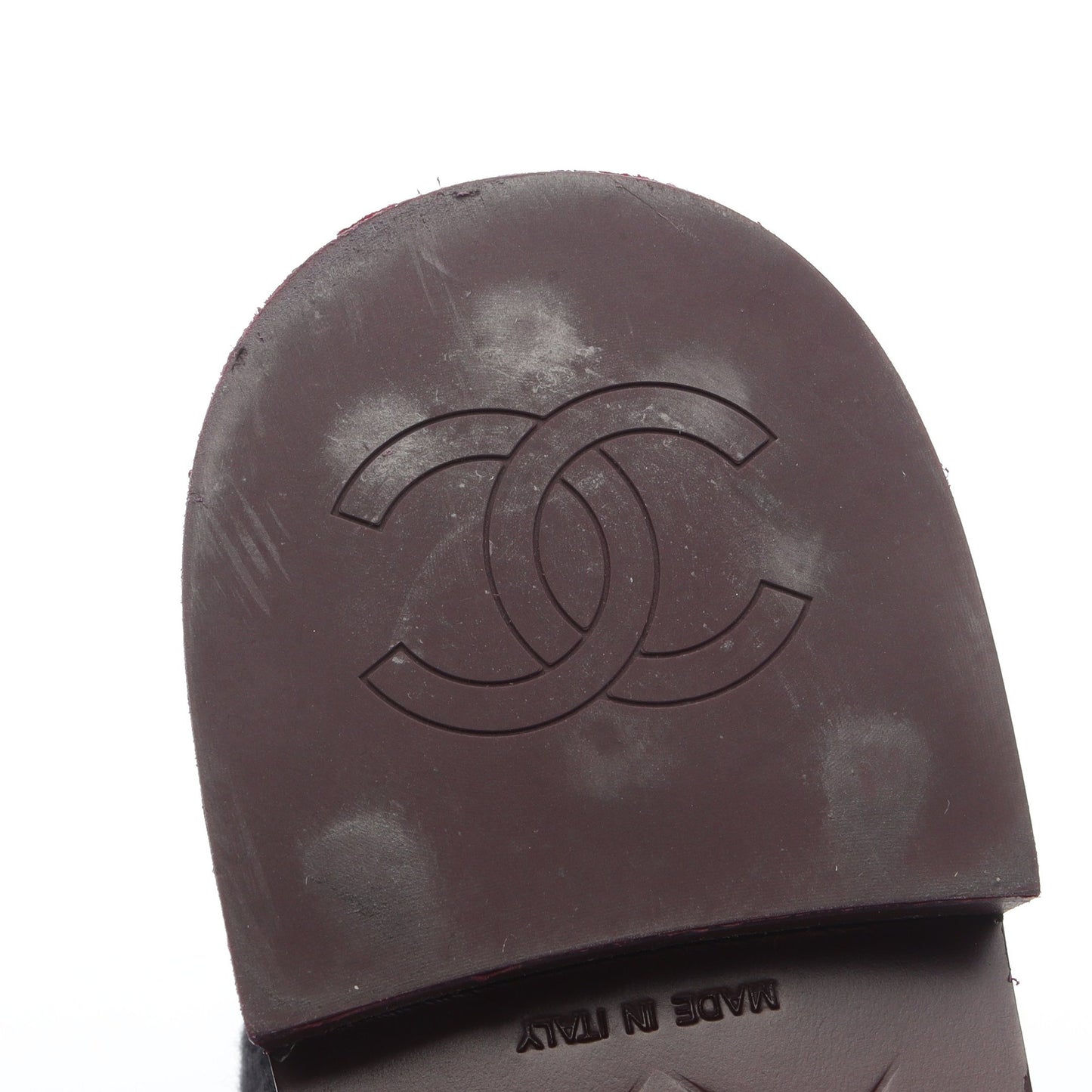 マトラッセ ローファー レザー ボルドー シャネル シューズ CHANEL