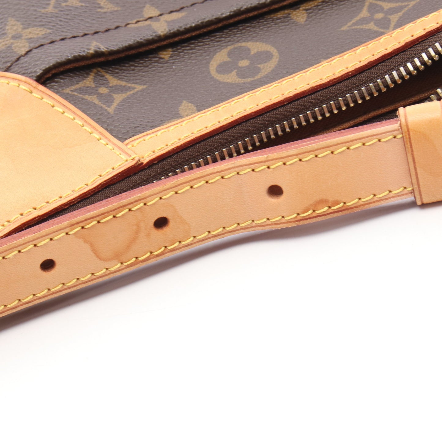 オデオンPM モノグラム ショルダーバッグ PVC レザー ブラウン ルイヴィトン バッグ LOUIS VUITTON