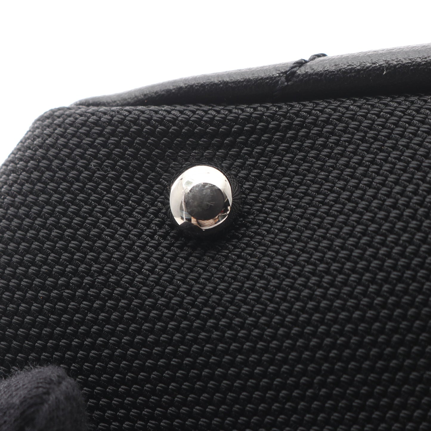 パリビアリッツPM ハンドバッグ トートバッグ コーティングキャンバス レザー ブラック シルバー金具 シャネル バッグ CHANEL