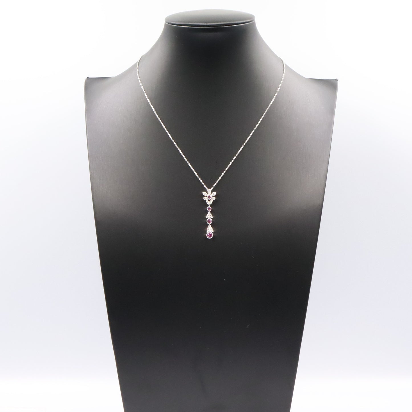 ネックレス ネックレス PT950 ダイヤモンド プラチナ ピンク クリア ティファニー アクセサリー TIFFANY & Co.