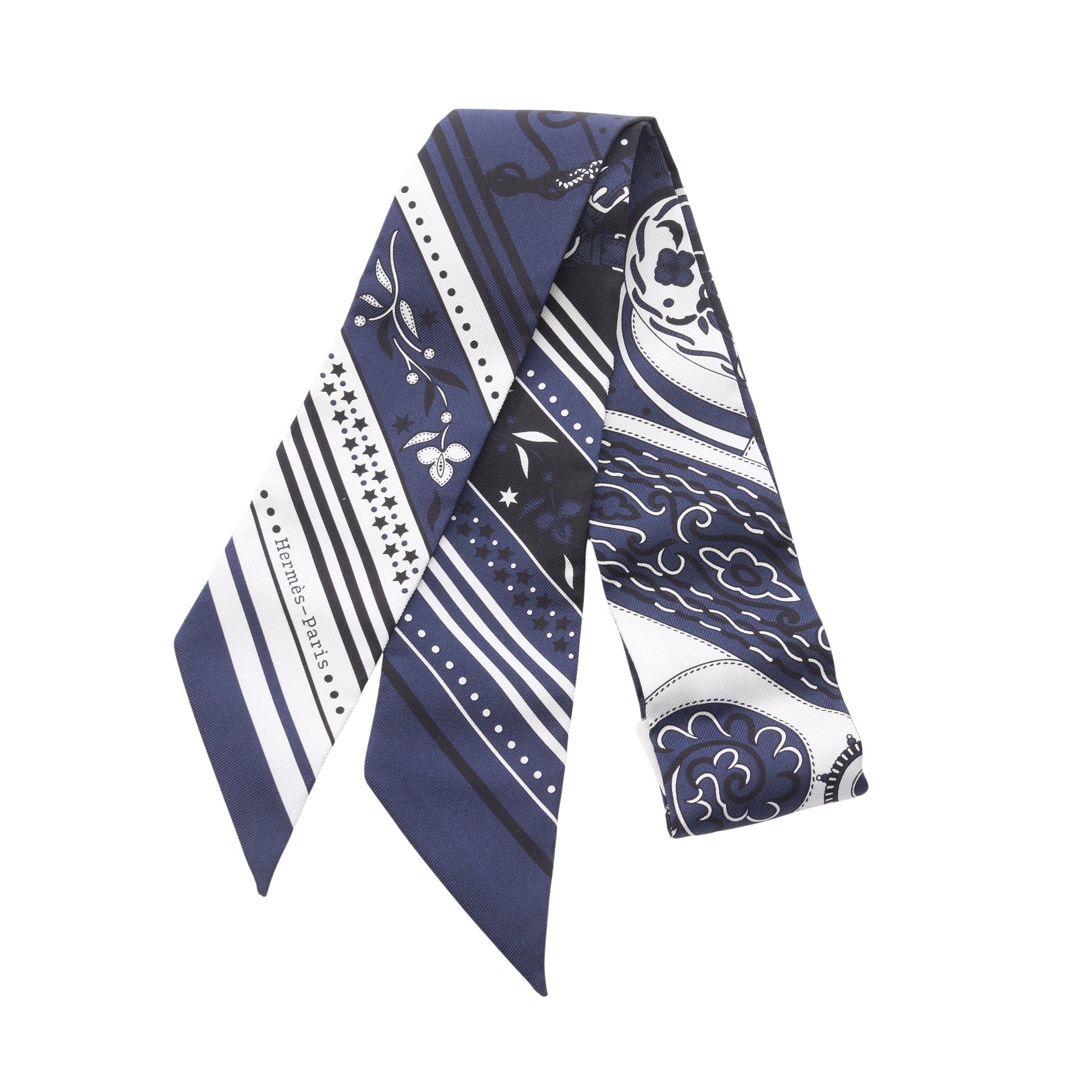 ツイリー Festival des Amazones Bandana リボン スカーフ シルク