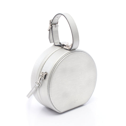 プティット ボワット シャポー エピ 2WAY ハンドバッグ レザー シルバー ルイヴィトン