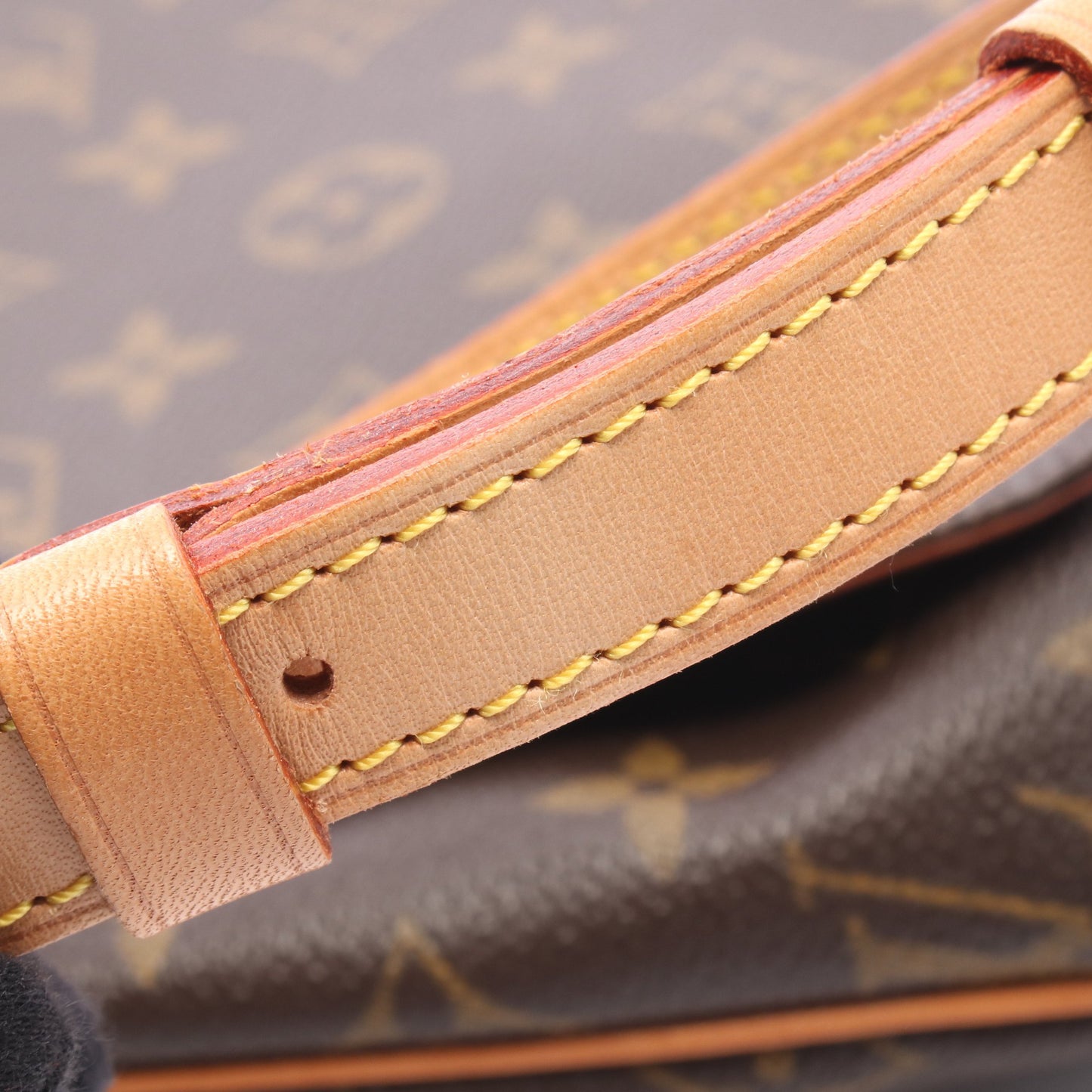 ミュゼットサルサ ロングストラップ モノグラム ショルダーバッグ PVC レザー ブラウン ルイヴィトン バッグ LOUIS VUITTON