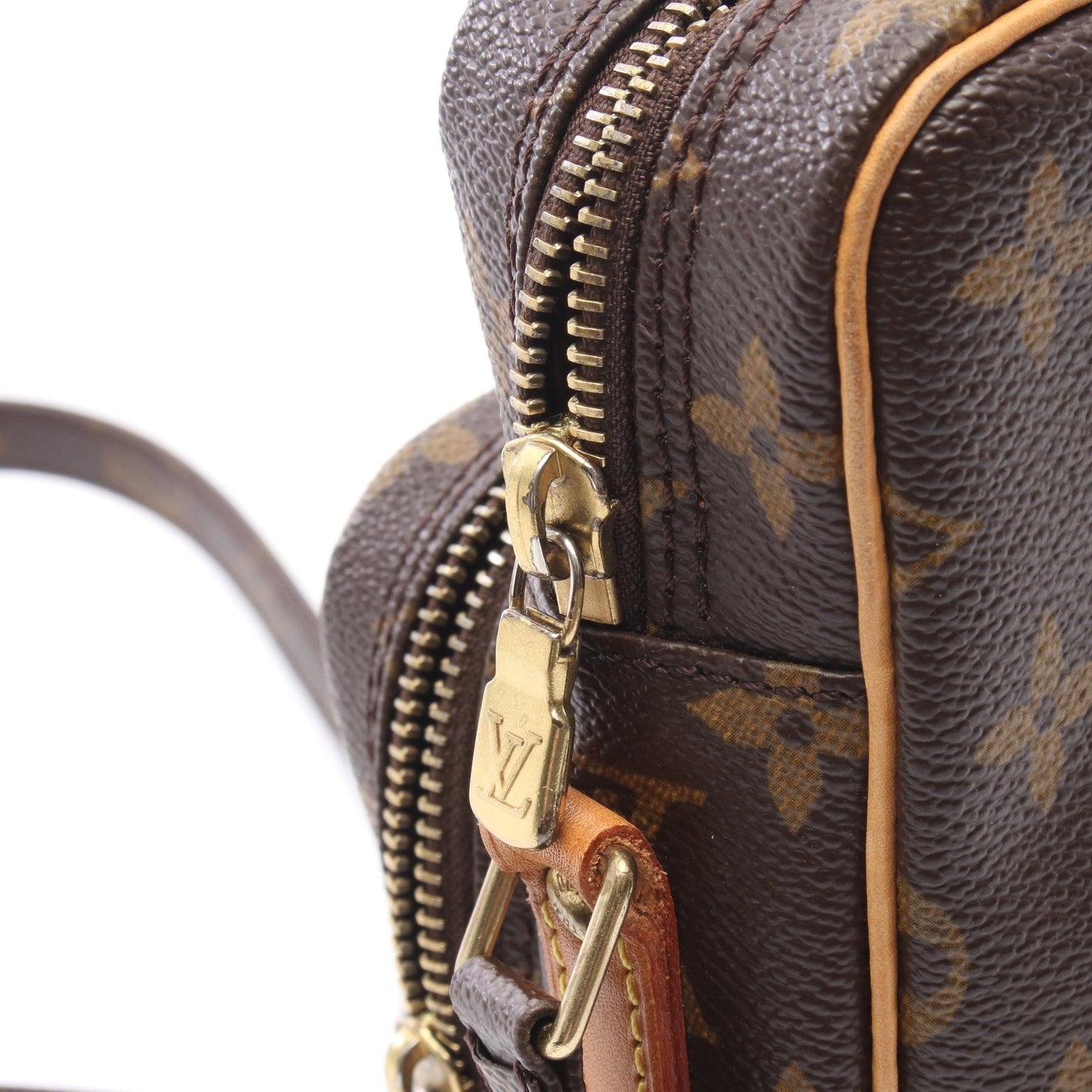 アマゾン モノグラム ショルダーバッグ PVC レザー ブラウン ルイヴィトン バッグ LOUIS VUITTON