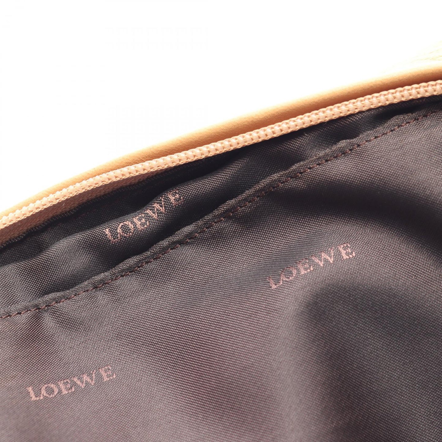 アナグラム ハンドバッグ ハンドバッグ レザー ベージュ ロエベ バッグ LOEWE
