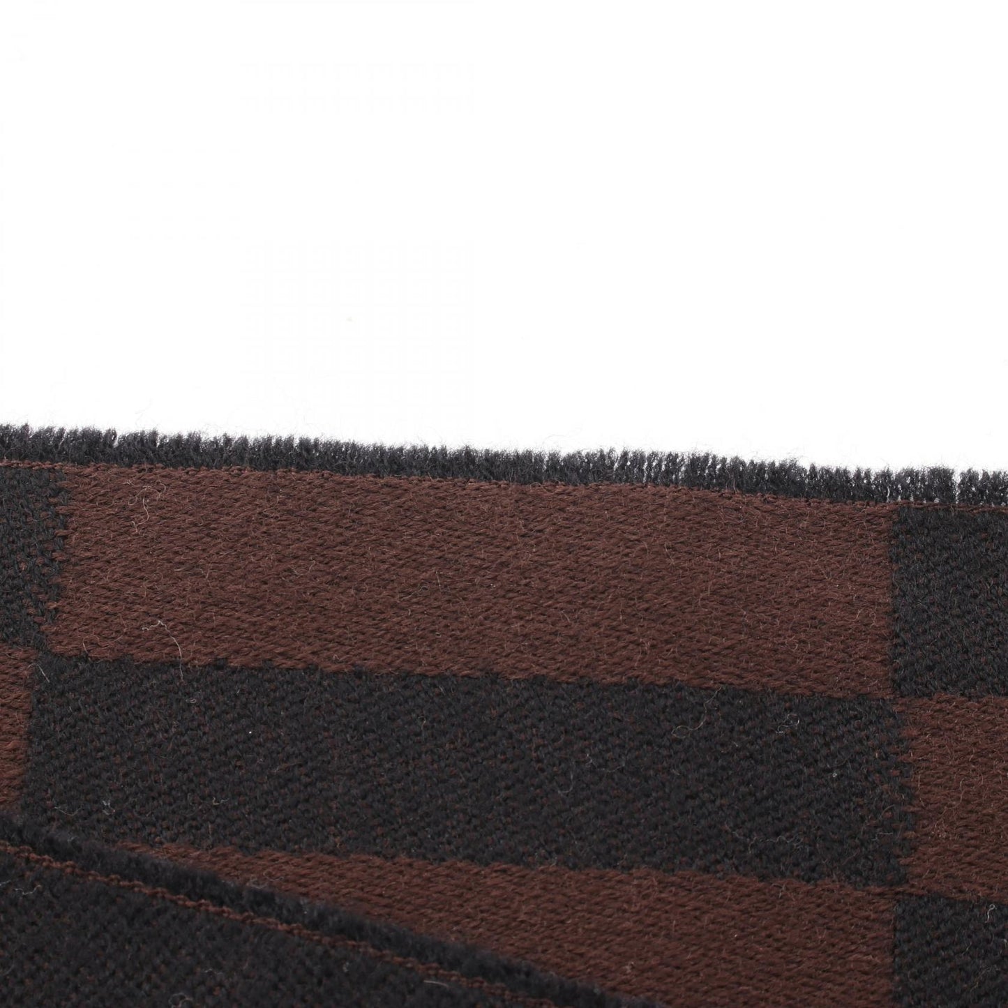 FF柄 マフラー ウール ブラウン ブラック フェンディ 財布・小物 FENDI