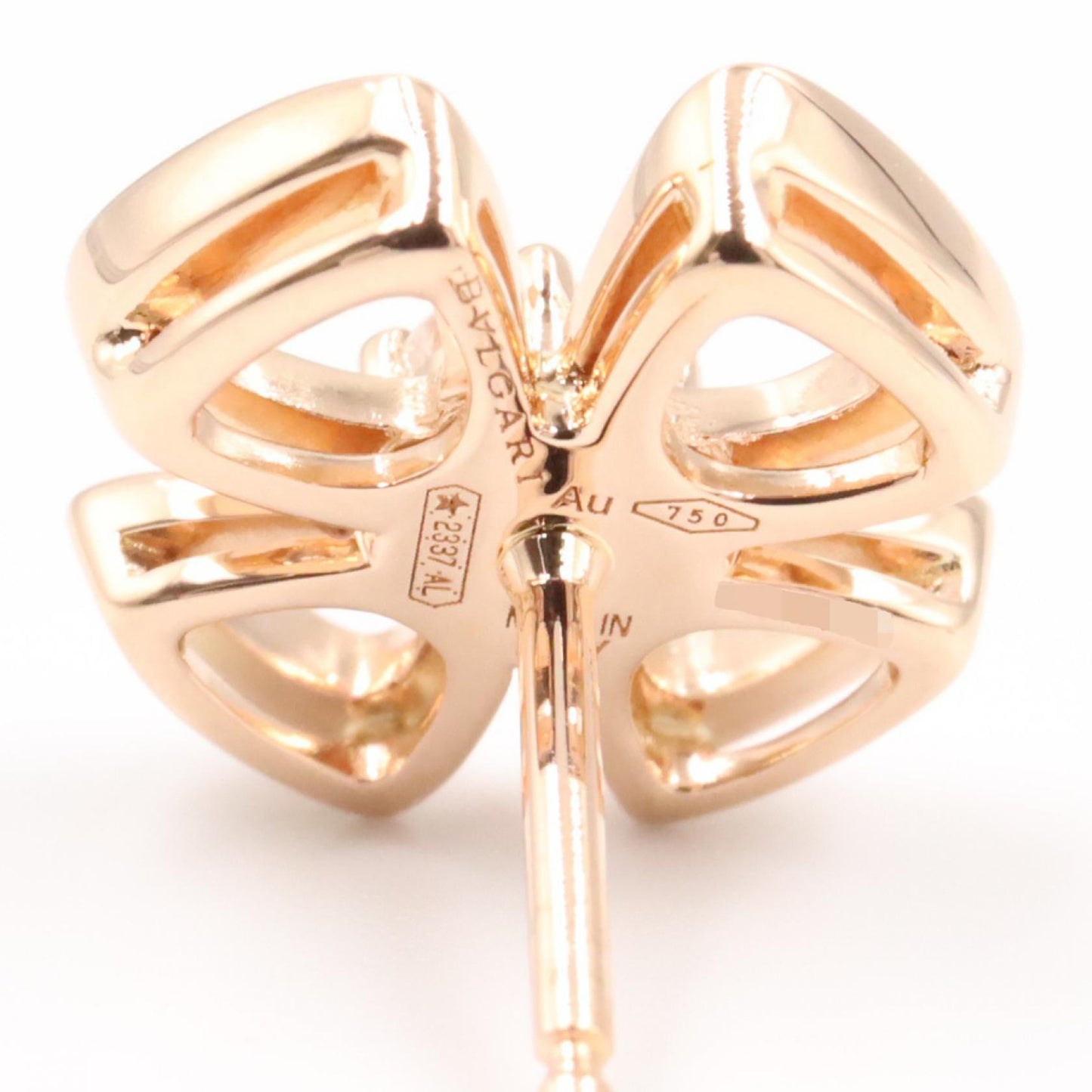 ダイヤ ピアス ピアス K18PG ダイヤモンド ピンクゴールド クリア ブルガリ アクセサリー BVLGARI