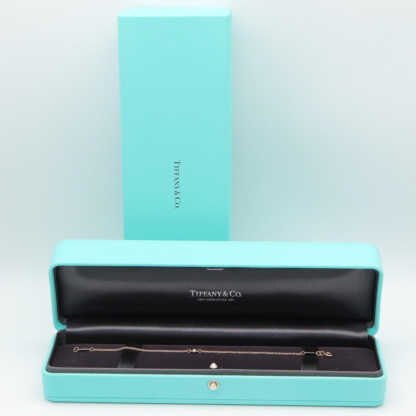 バイザヤードブレス 1PD ブレスレット K18PG ダイヤモンド クリア ピンクゴールド ティファニー アクセサリー TIFFANY & Co.
