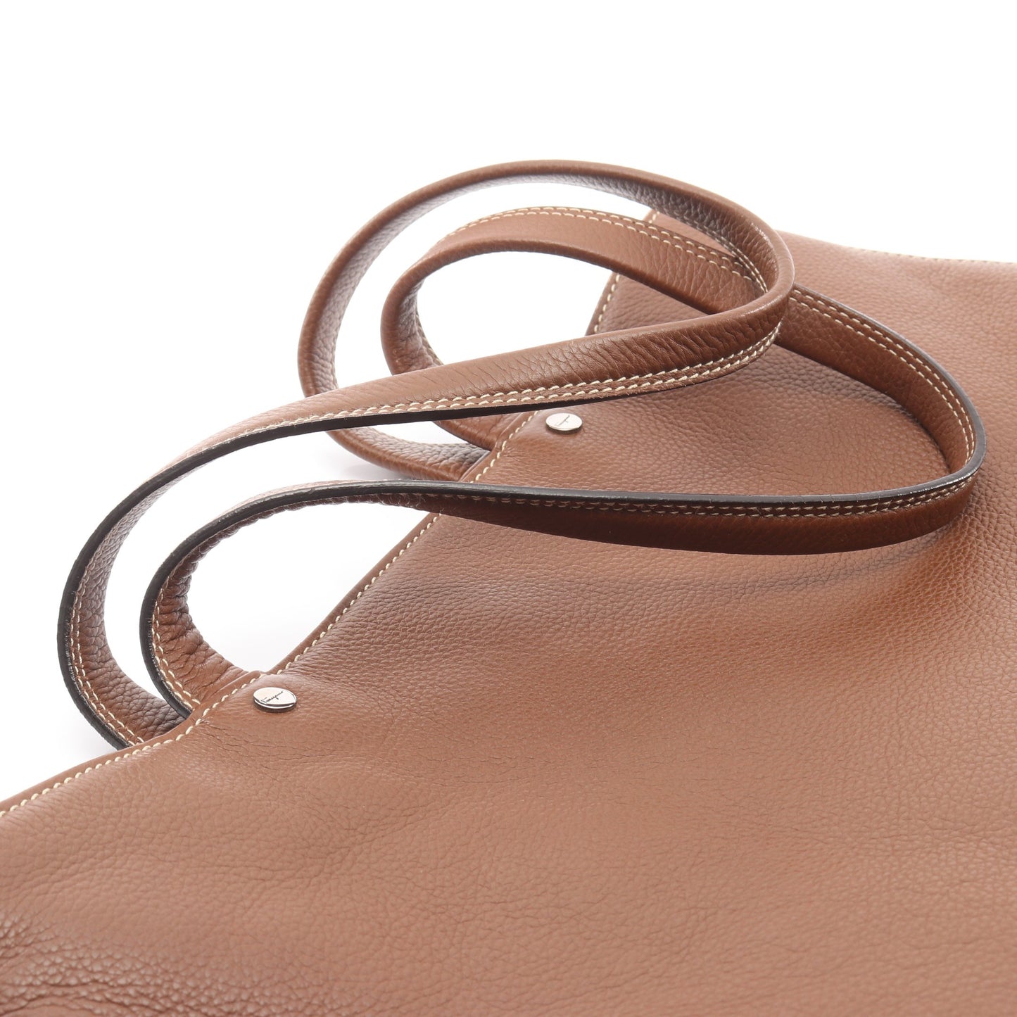 サイドジップ ショルダーバッグ トートバッグ レザー ブラウン サルヴァトーレフェラガモ バッグ Salvatore Ferragamo