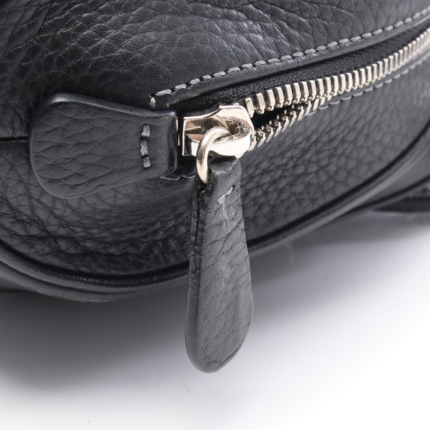 センダ ハンドバッグ ハンドバッグ レザー ブラック ロエベ バッグ LOEWE