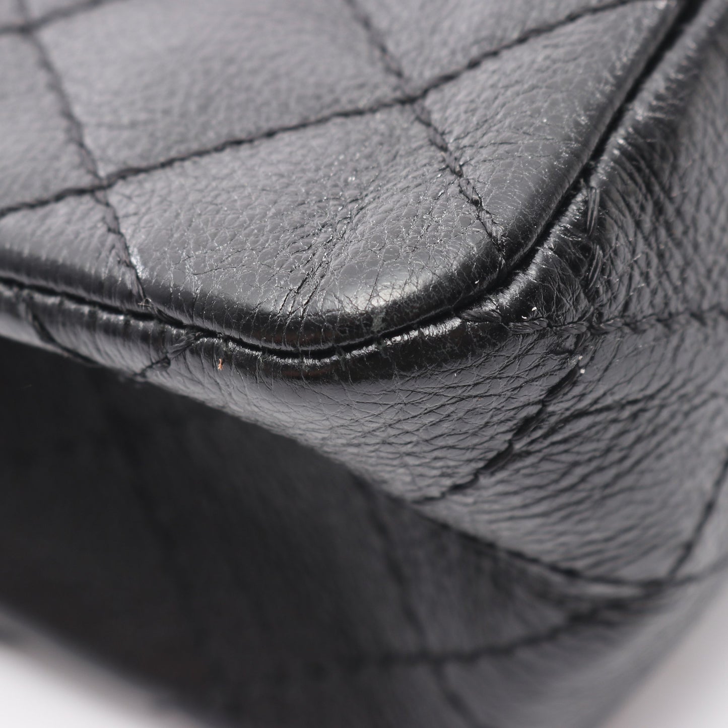 2.55 マトラッセ マドモアゼルチェーン Wフラップ Wチェーンショルダーバッグ レザー ブラック シャネル バッグ CHANEL