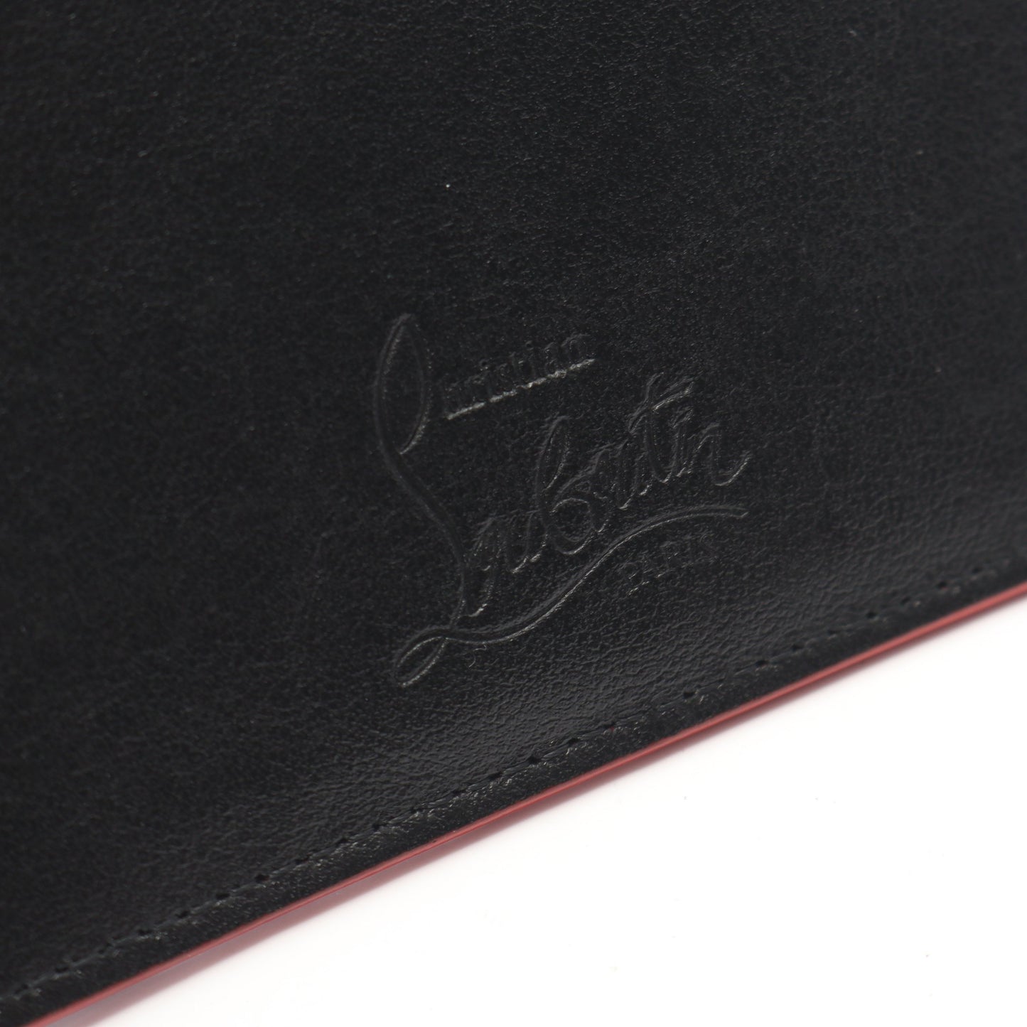 KIOS スパイクスタッズ カードケース レザー ブラック クリスチャンルブタン 財布・小物 Christian Louboutin