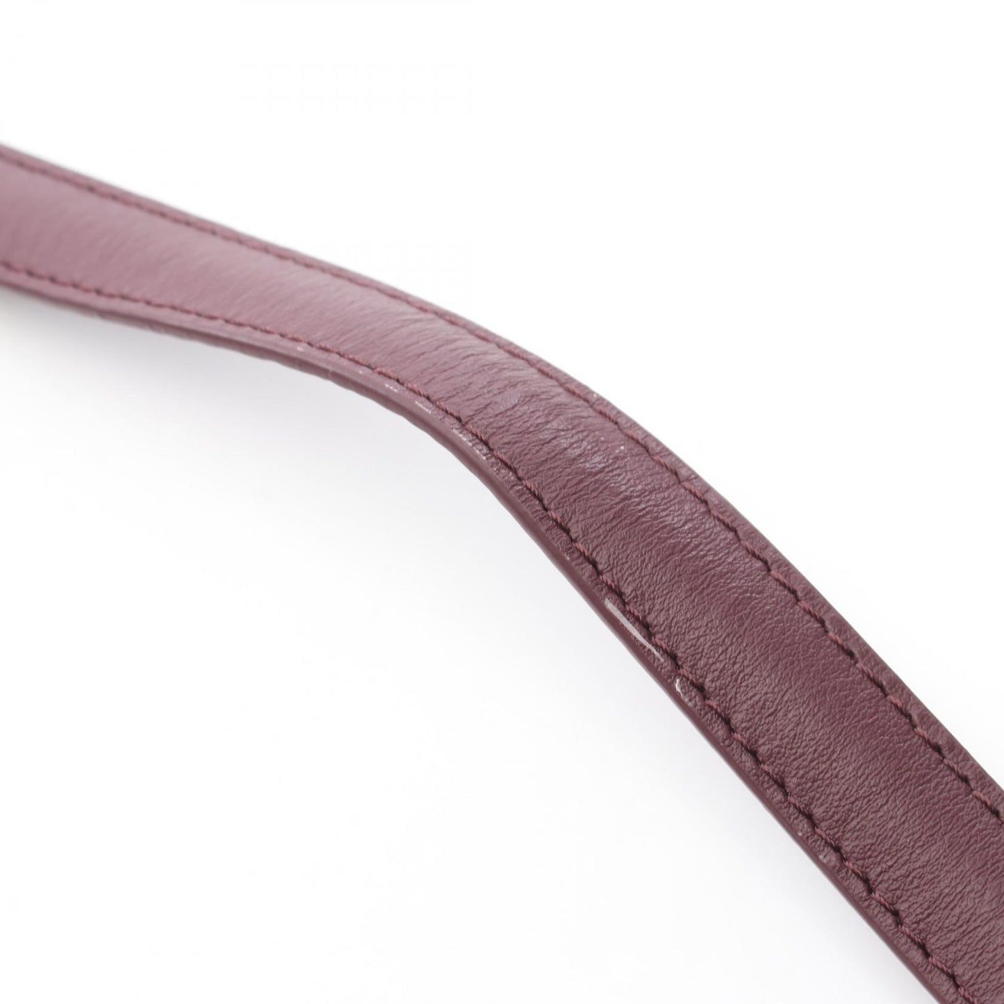 ミニLVエナメル 15MM リバーシブル ベルト レザー PVC ボルドー ブラウン ルイヴィトン 財布・小物 LOUIS VUITTON
