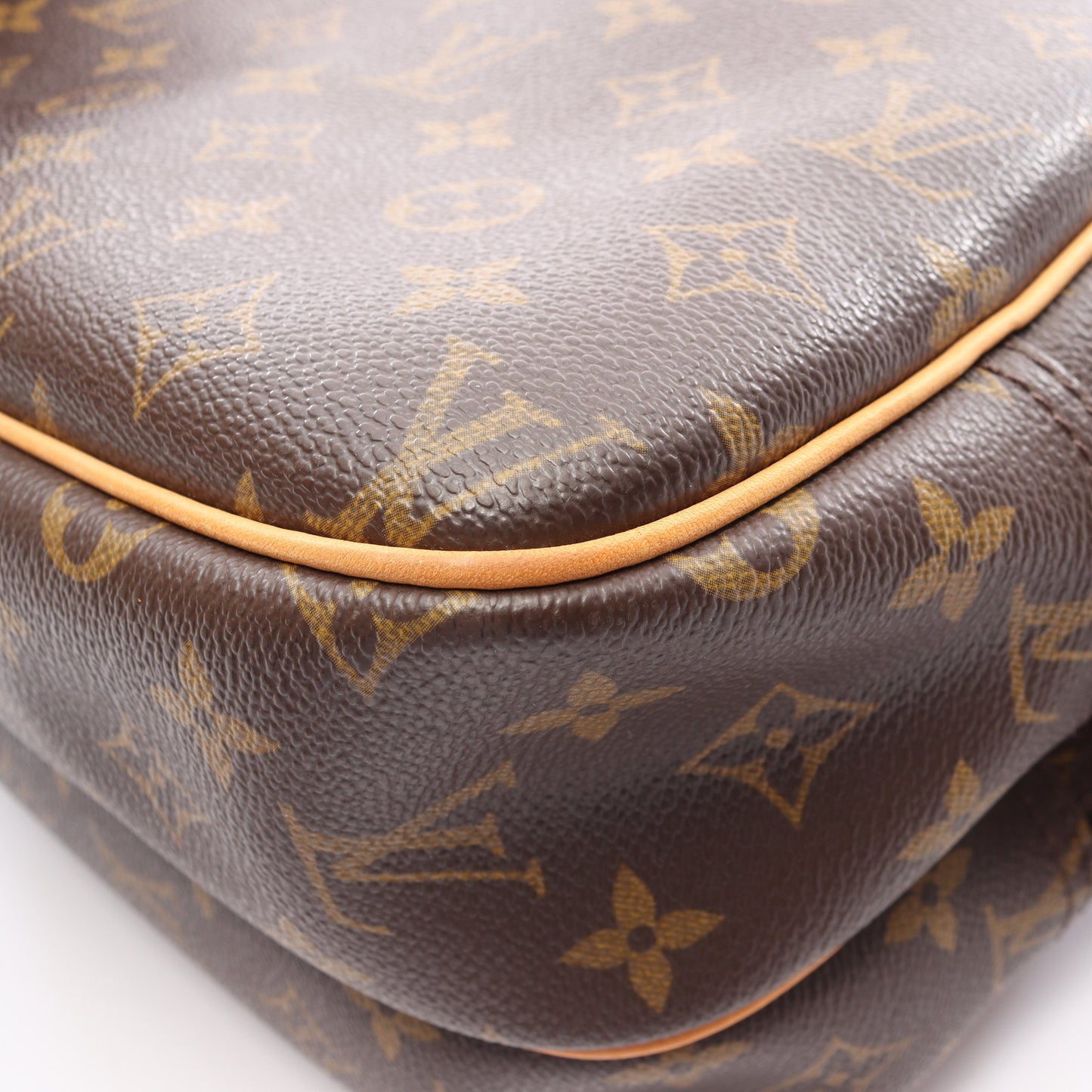 リポーターPM モノグラム ショルダーバッグ PVC レザー ブラウン ルイヴィトン バッグ LOUIS VUITTON